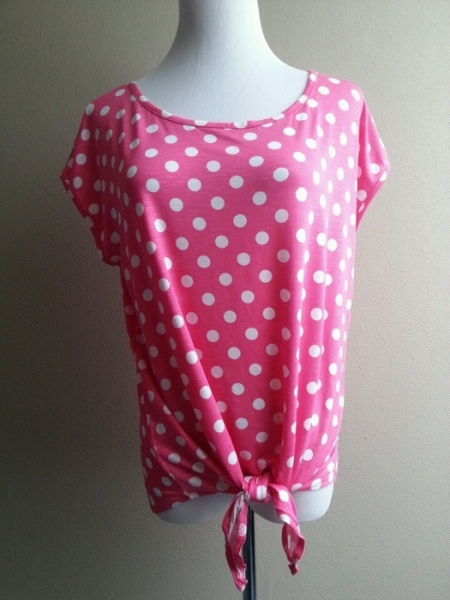 Polksdots/Punkte Shirt Gr.M NEU Pink/Weiß