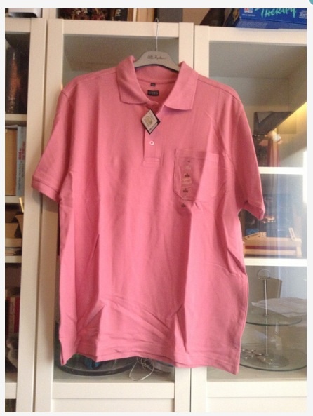 Poloshirt Shirt rosa Gr. 52/54 L ungetragen, top