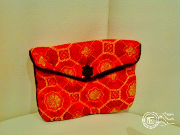 kleiner Geldbeutel aus Stoff ca. 10,5×8 cm