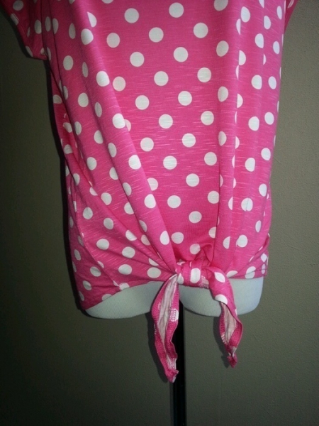 Polksdots/Punkte Shirt Gr.M NEU Pink/Weiß