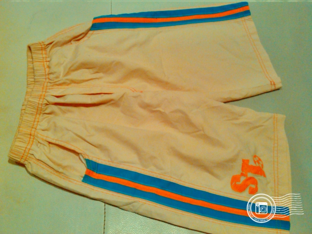 Jungen Bermuda Shorts Gr. 152/158/164 gelb/türkis/orange