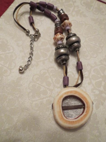 Kette mit Anhänger, 24 cm