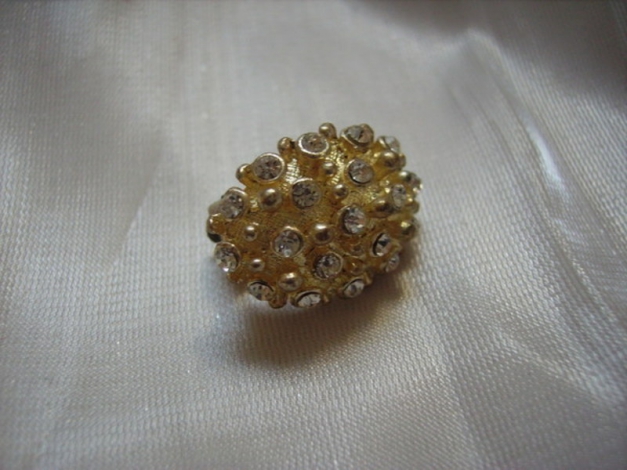 Strassohrring Ohrclip Tunnelverdecker Vintage in tollem Design! Clip im Solo-Trend