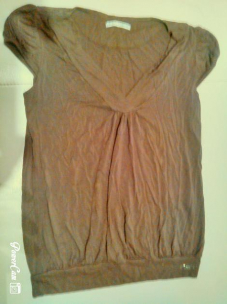 E1, Damen T-Shirt Top Gr.2 ca. 36 38 40 Ysatis Khaki