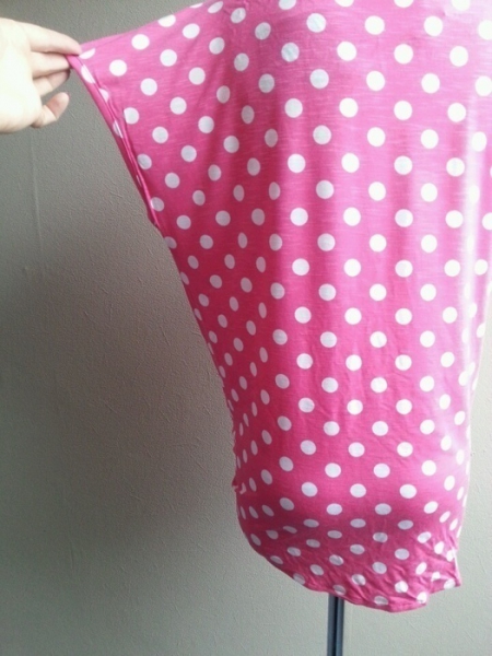 Polksdots/Punkte Shirt Gr.M NEU Pink/Weiß