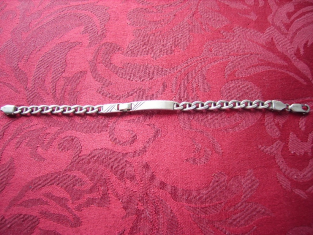 Silber Kettenarmband, raffinierte Details! Toll als Gravurband!