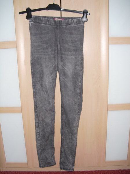  aced wahed röhrenjeans batik mit gummizug treggins jeggins