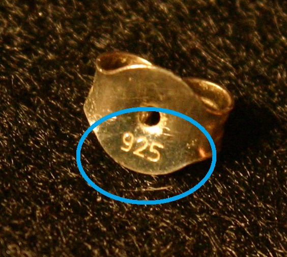 Ohrstecker mit Strassblumen 925 Silber Lang