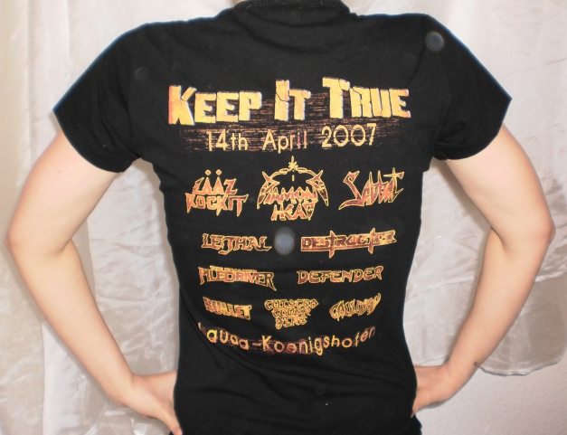 Festivalshirt: Girlie in S vom Keep it True VIII City’s Gonna Burn!