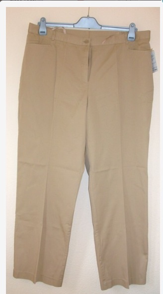 Quelle Meine Größe Kombination Weste Hose beige sand Gr. 50 ungetragen