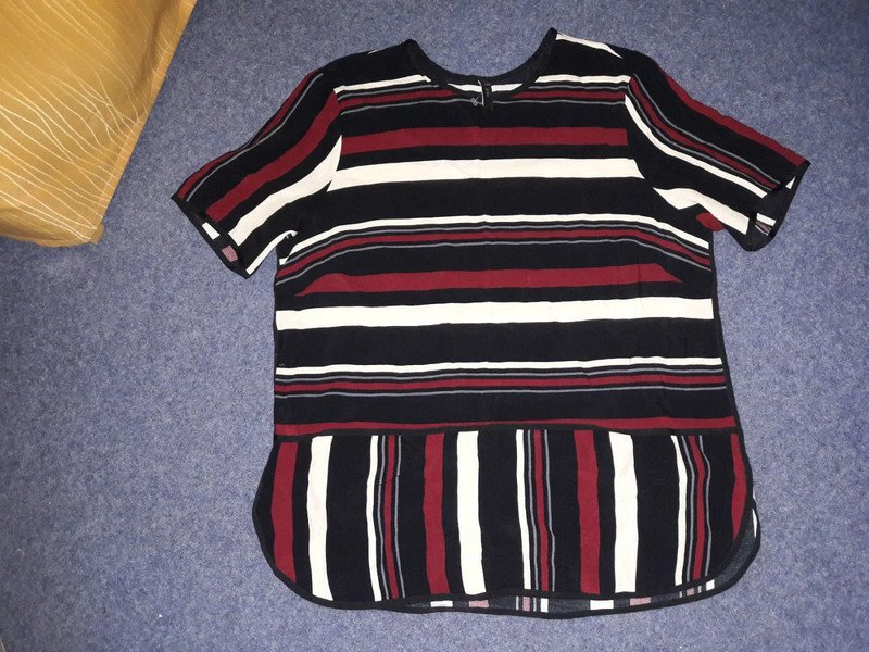 Bluse Top Shirt T-Shirt YAS by Vero Moda Gr. Gr.40 L Tunika Neu büro streifen