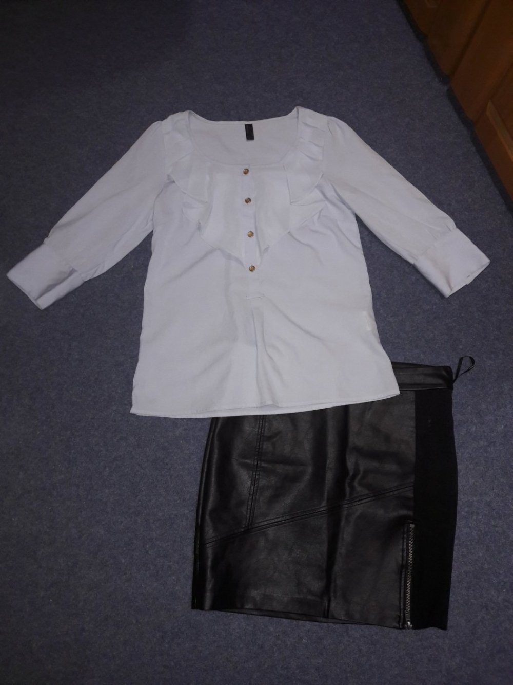 Bluse Top Shirt T-Shirt Vila by Vero Moda Gr. XS 34 S 36 3/4 Arm Tunika Neu