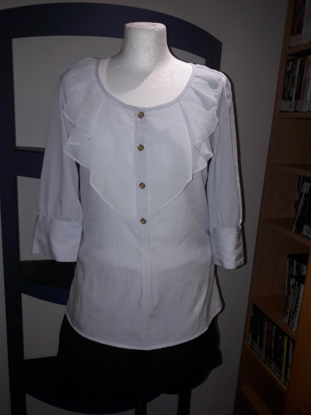 Bluse Top Shirt T-Shirt Vila by Vero Moda Gr. XS 34 S 36 3/4 Arm Tunika Neu