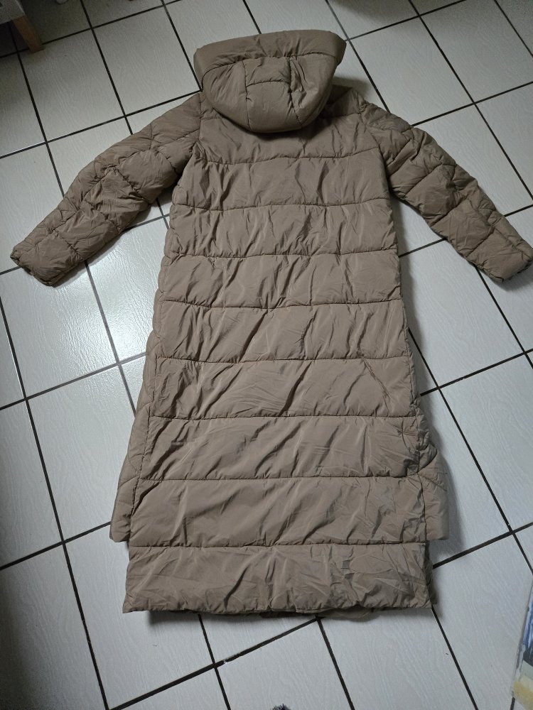 Langer Mantel YAS Gr. XS Oversize braun