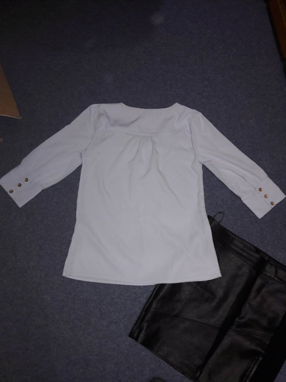 Bluse Top Shirt T-Shirt Vila by Vero Moda Gr. XS 34 S 36 3/4 Arm Tunika Neu