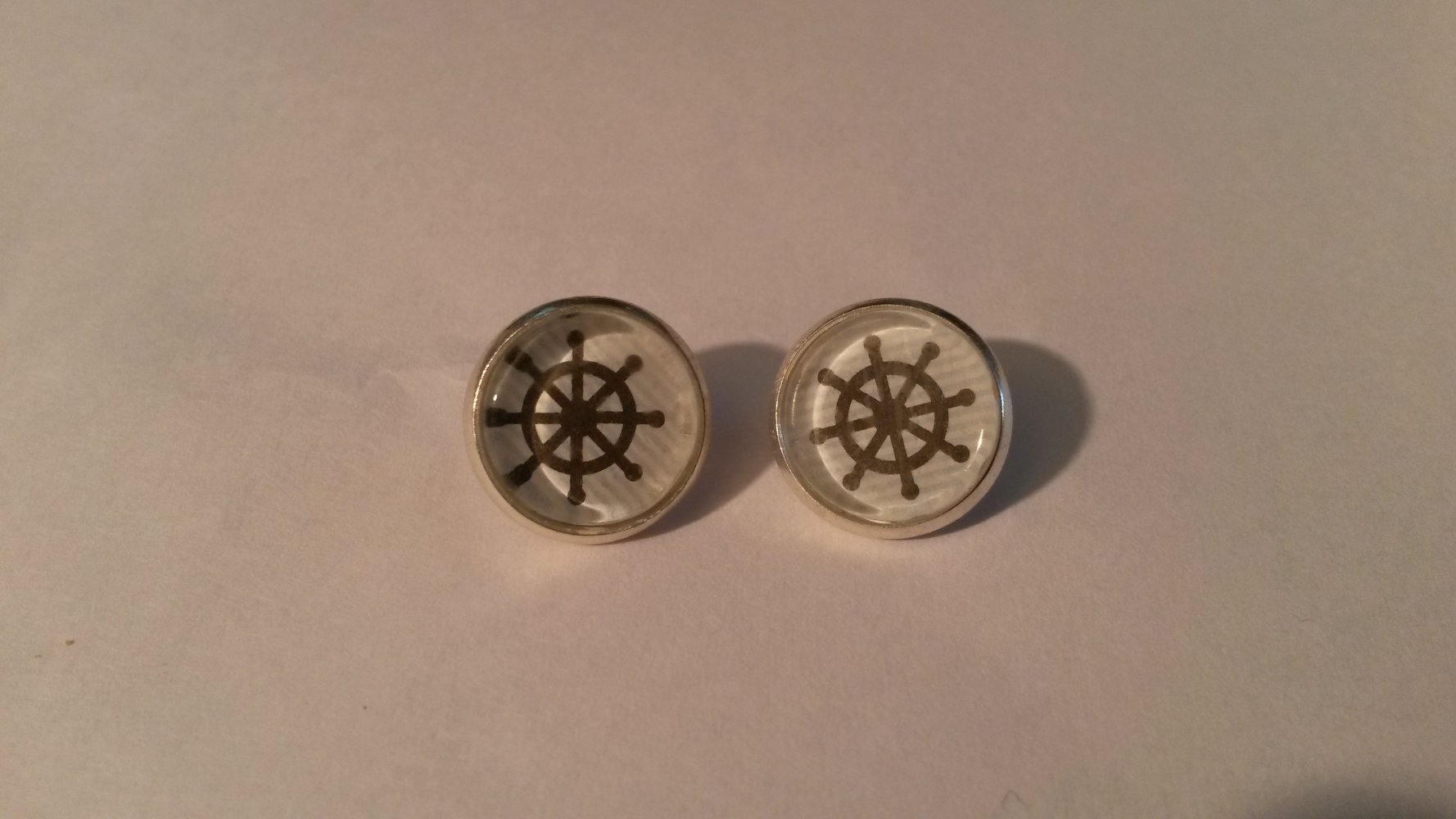 Ohrringe Steuerrad maritim neu