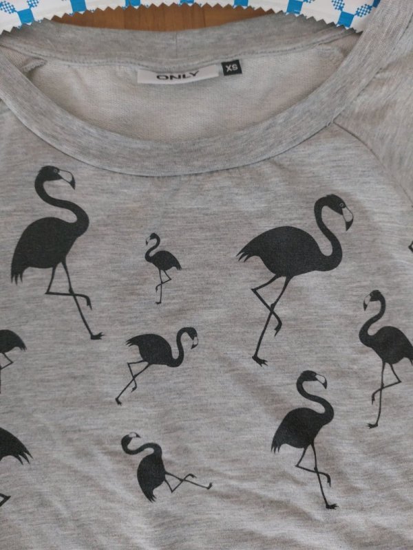 Tolles Sweatshirt Flamingos XS S