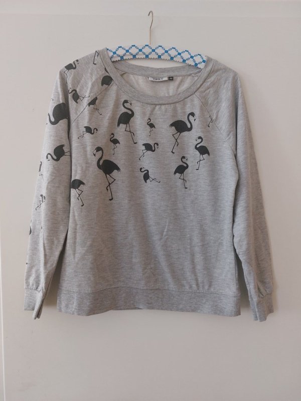 Tolles Sweatshirt Flamingos XS S