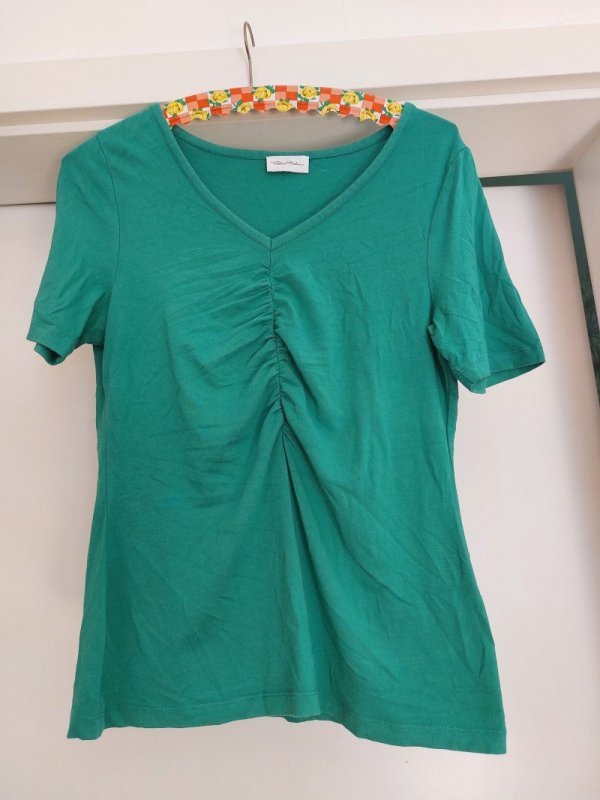 Extravagantes Shirt in Grasgrün