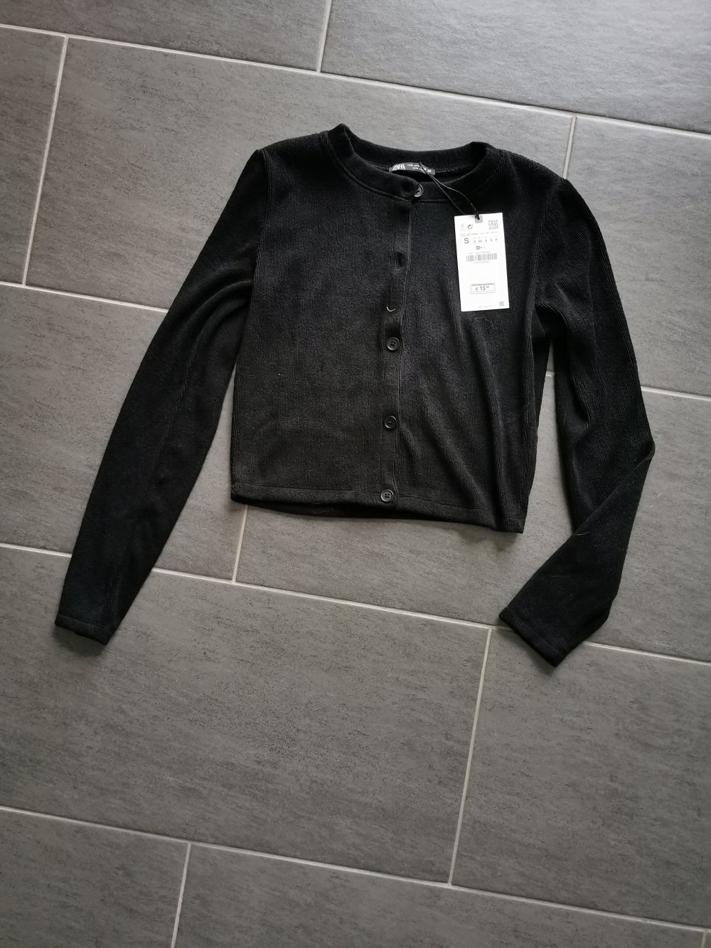 Zara Strickjacke schwarz neu mit Ettikett 