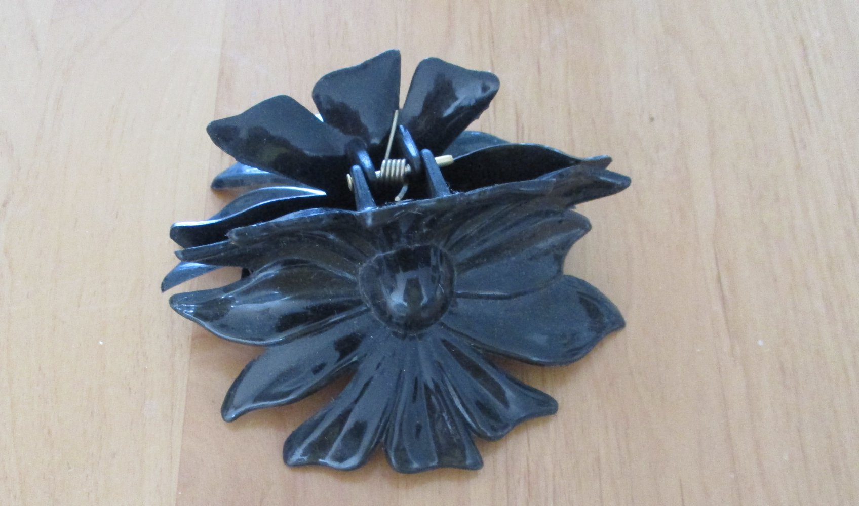 Schwarze vintage Haarspange