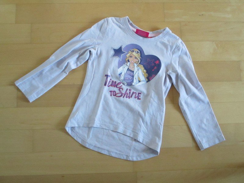 Langarm Shirt Barbie Gr.104 flieder