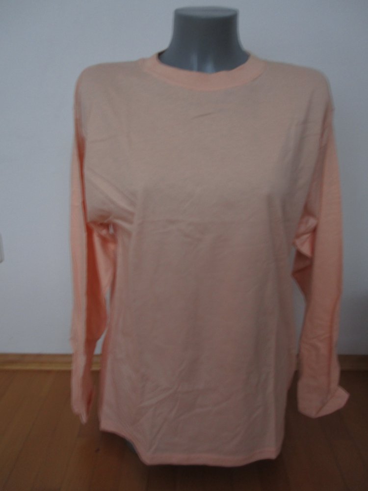 Oversize langarm Shirt apricot