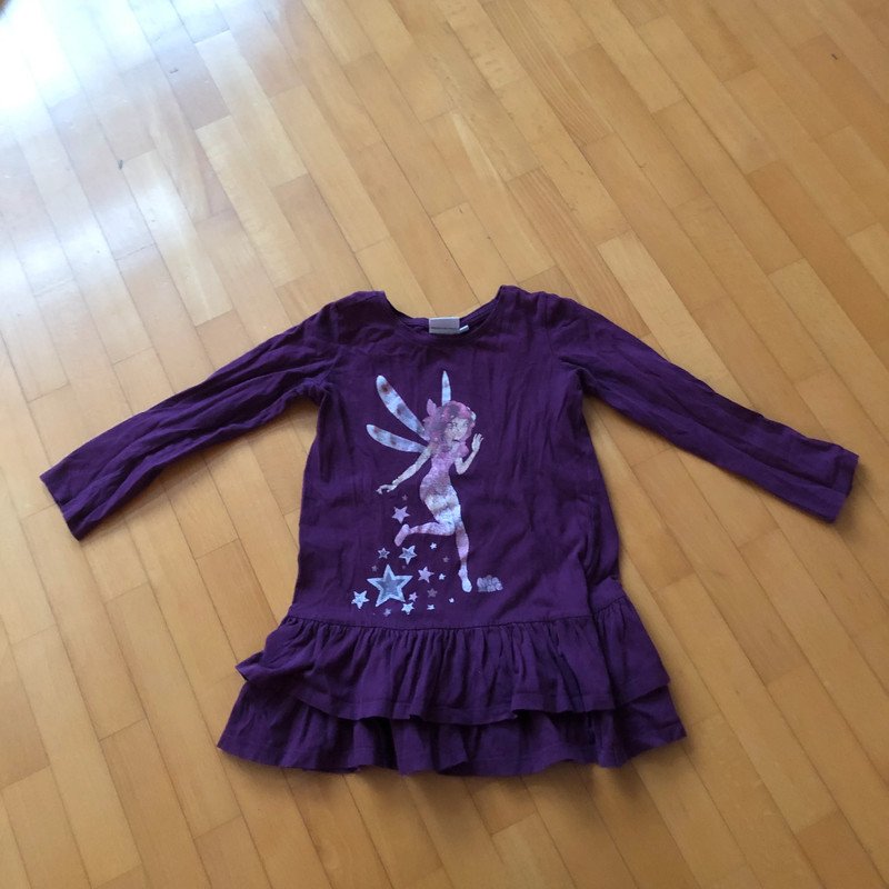 Langarm Shirt Gr. 116 lila geschenkt Mia&me