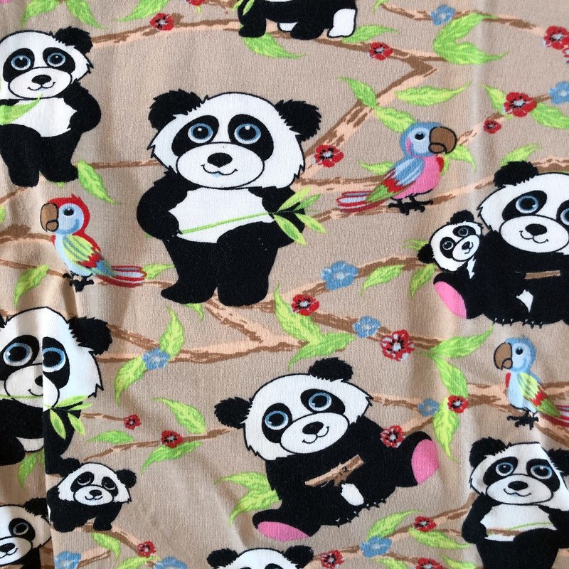 Süßes DIY Oberteil Panda 3/4 Arm