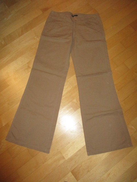 Tolle Stoffhose vintage weites Bein Gr.36