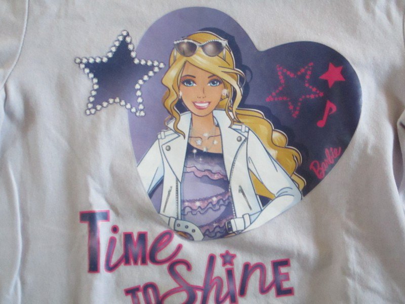 Langarm Shirt Barbie Gr.104 flieder