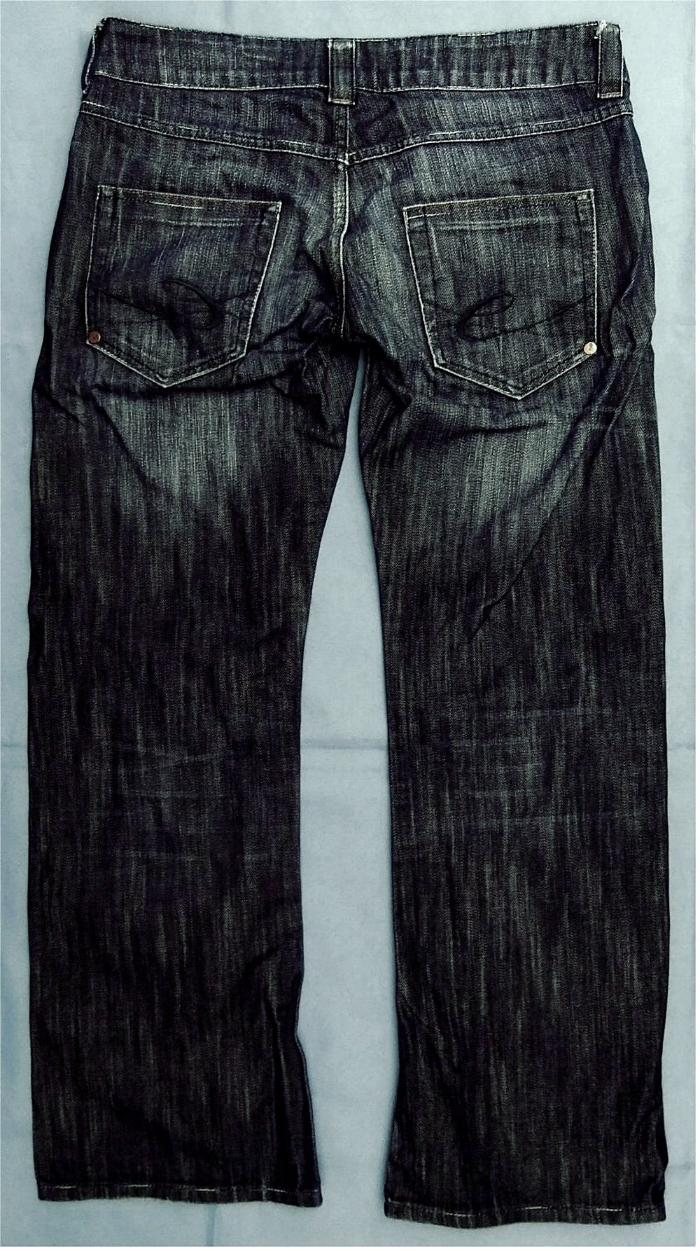 Dunkelblaue Denim-Jeans Hose CDC by Esprit - niedriger Bund - Gr. W 28 / L 31 - (entpricht ca. 36/38)
