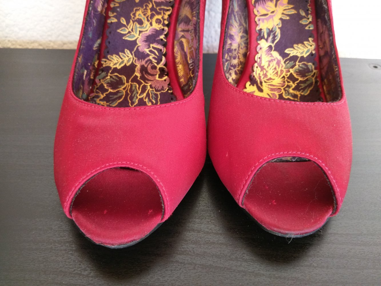 Rote Jumex Pumps Größe 40