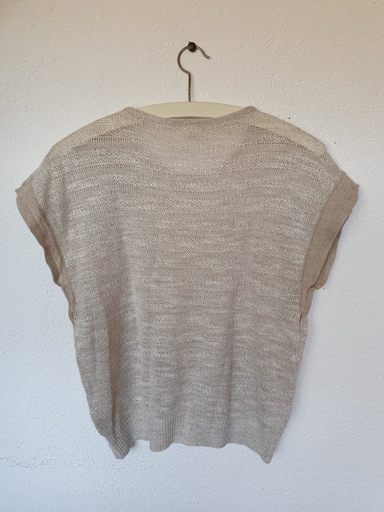 Beigefarbenes T-Shirt von Heinzelmann Größe S-M