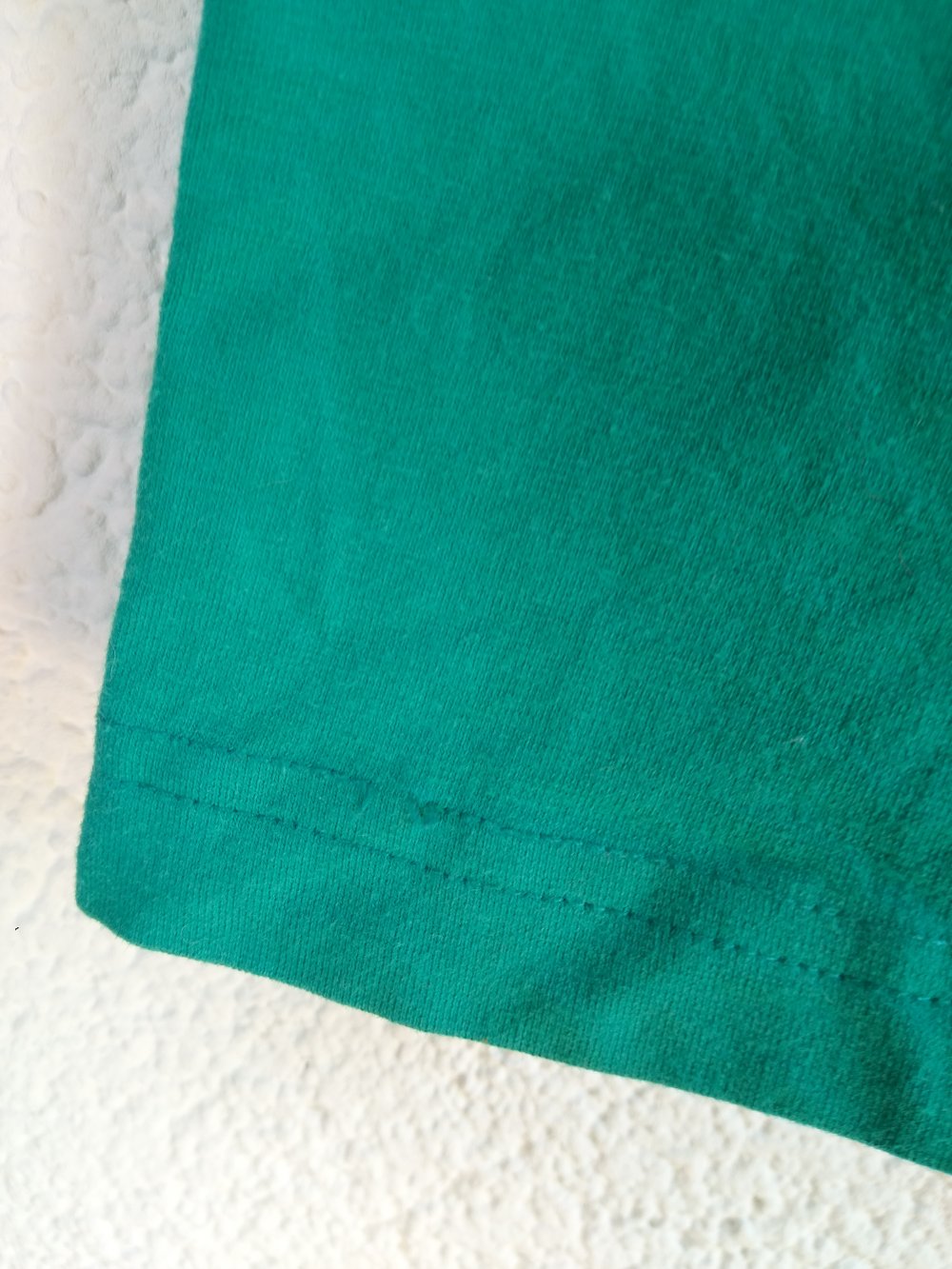 Türkisfarbene kurze Stoffhose/ Leggins Größe 80