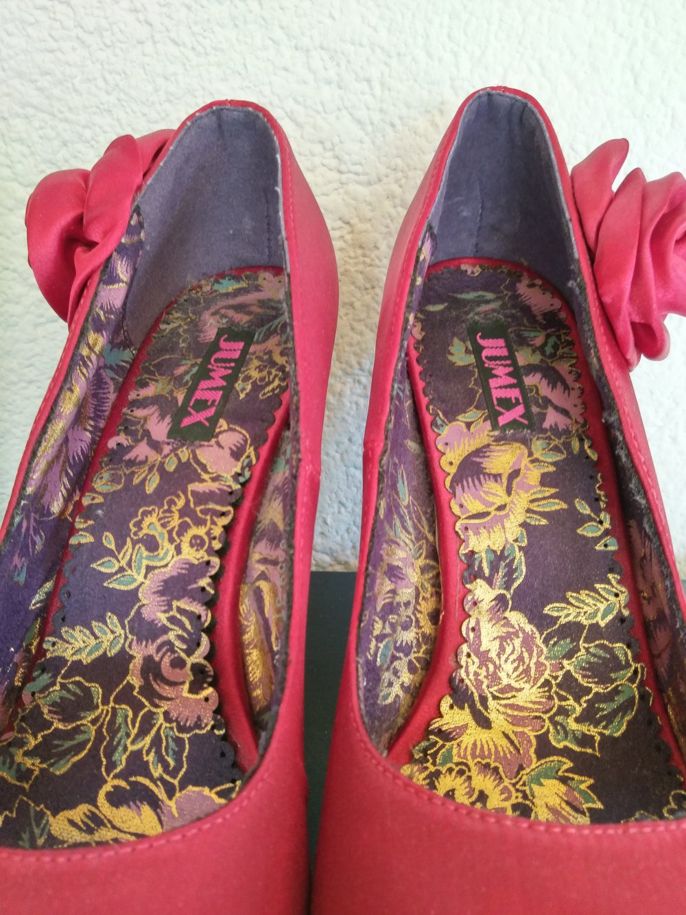 Rote Jumex Pumps Größe 40