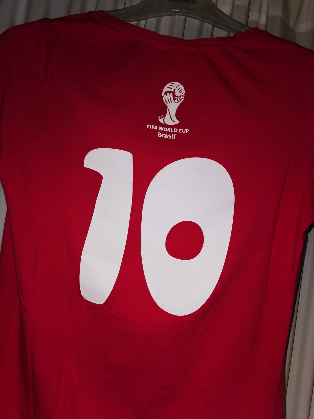 Fussball Shirt von FIFA World Cup, pink, Größe 36/38,  Rückennummer 10