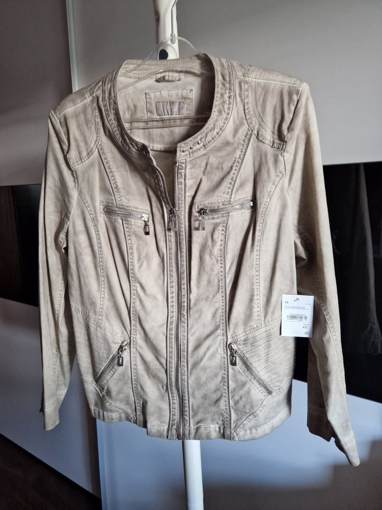 Neue Jacke mit Reißverschluss