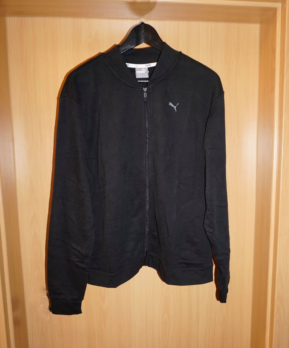 Puma Damen Trainingsjacke Sportjacke Jacke Gr. 38 M schwarz