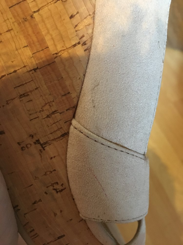 Keilabsatzschuhe in hellrosa