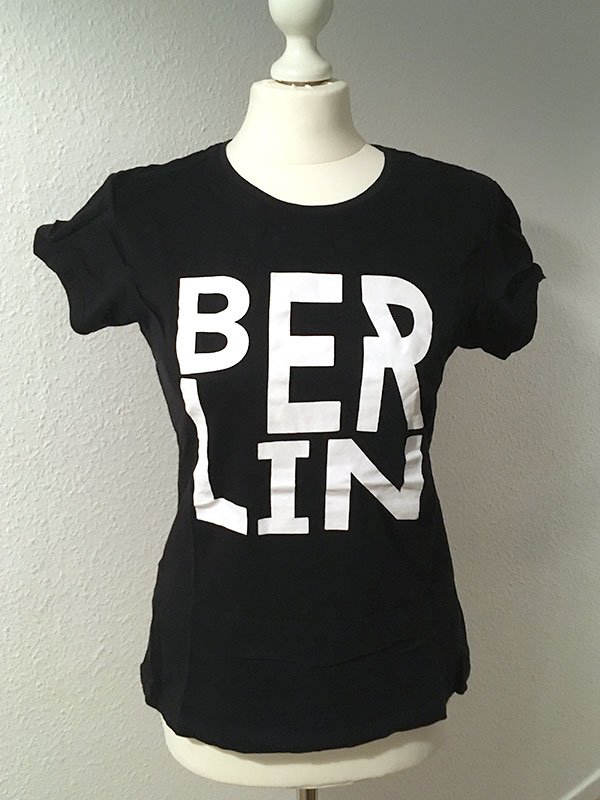 BERLIN Fanshirt schwarz + weiß