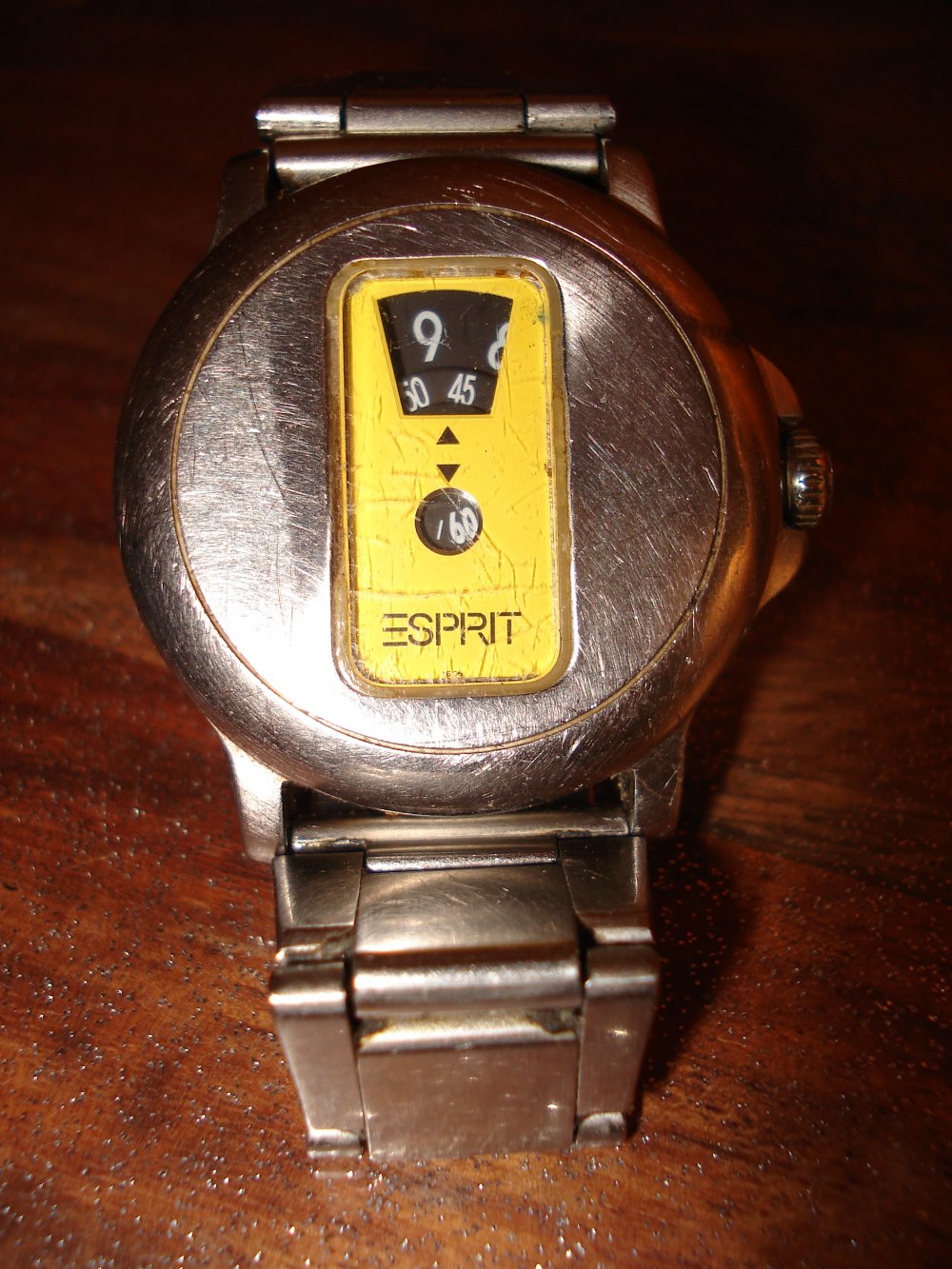 Esprit-Armbanduhr gelb/Edelstahl silber