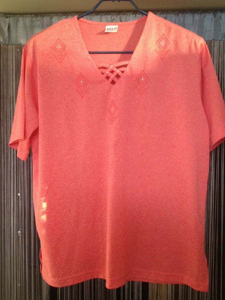 T-Shirt Gr. 42, Stickerei, Witt Mode