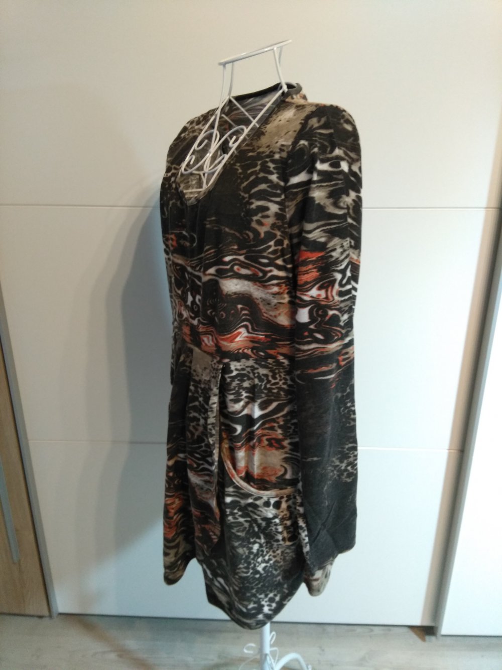 Langarm Shirt gemustert