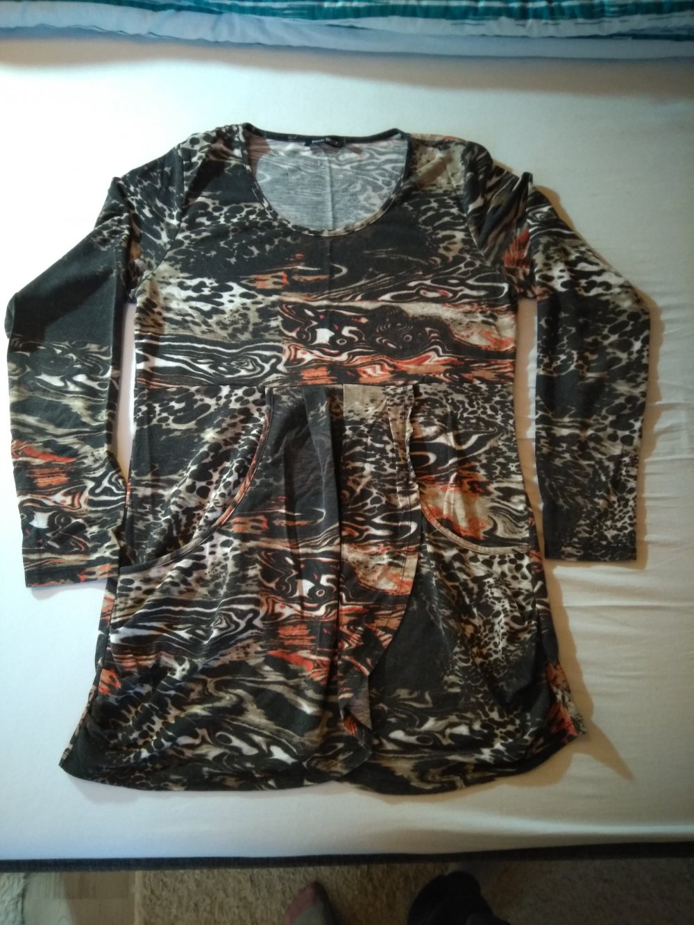 Langarm Shirt gemustert