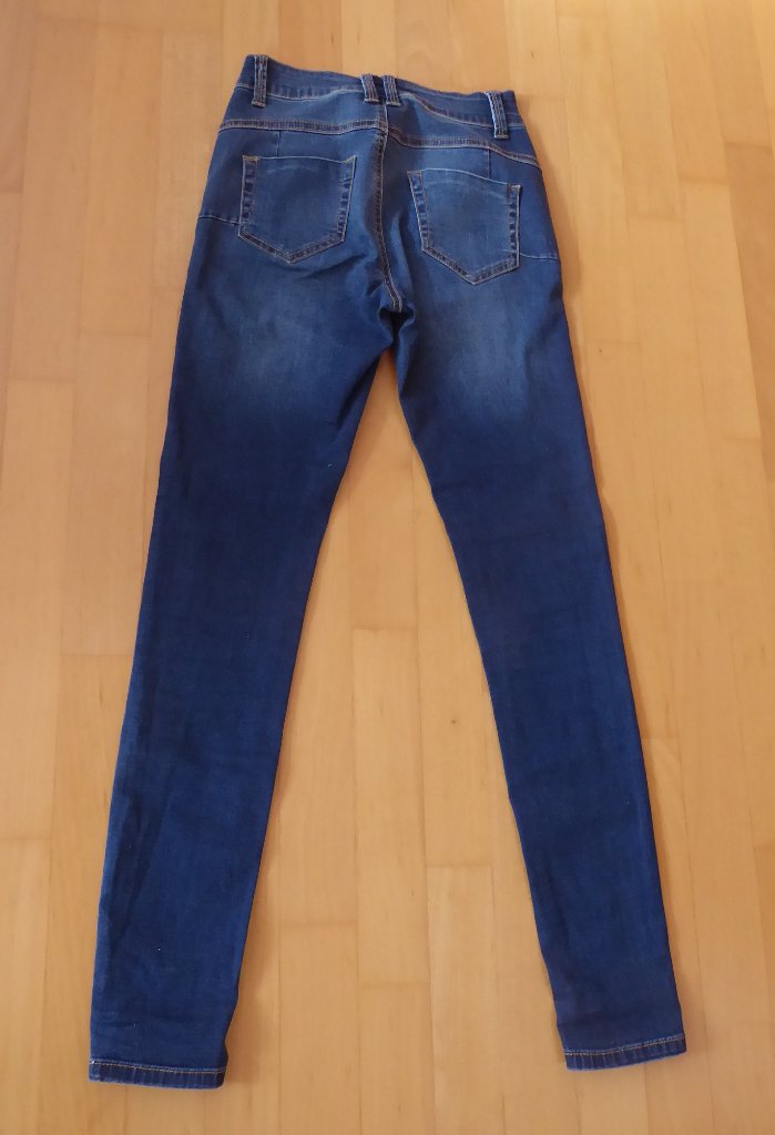 Dunkelblaue Skinny Jeans