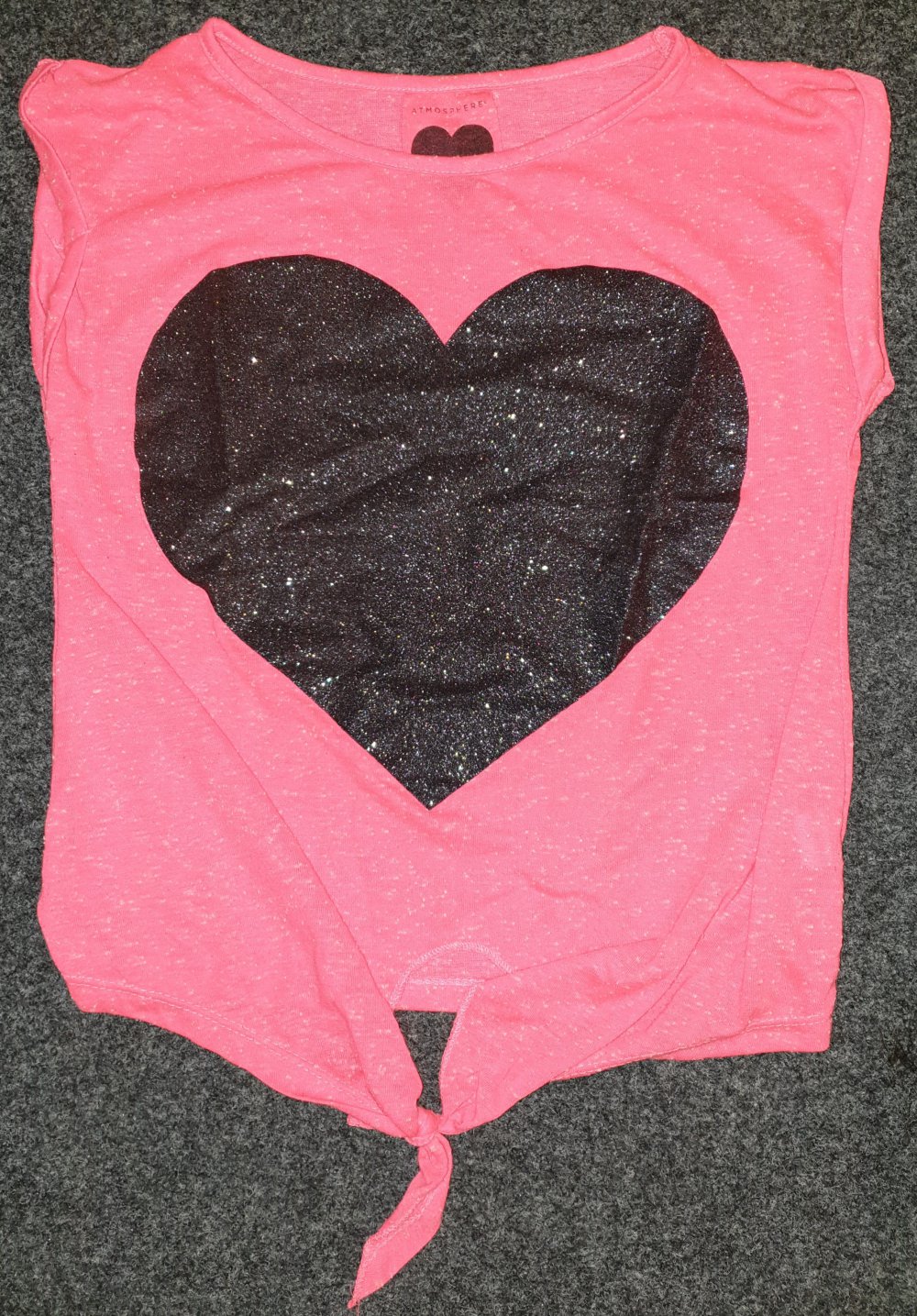 Pinkes Shirt mit Herz