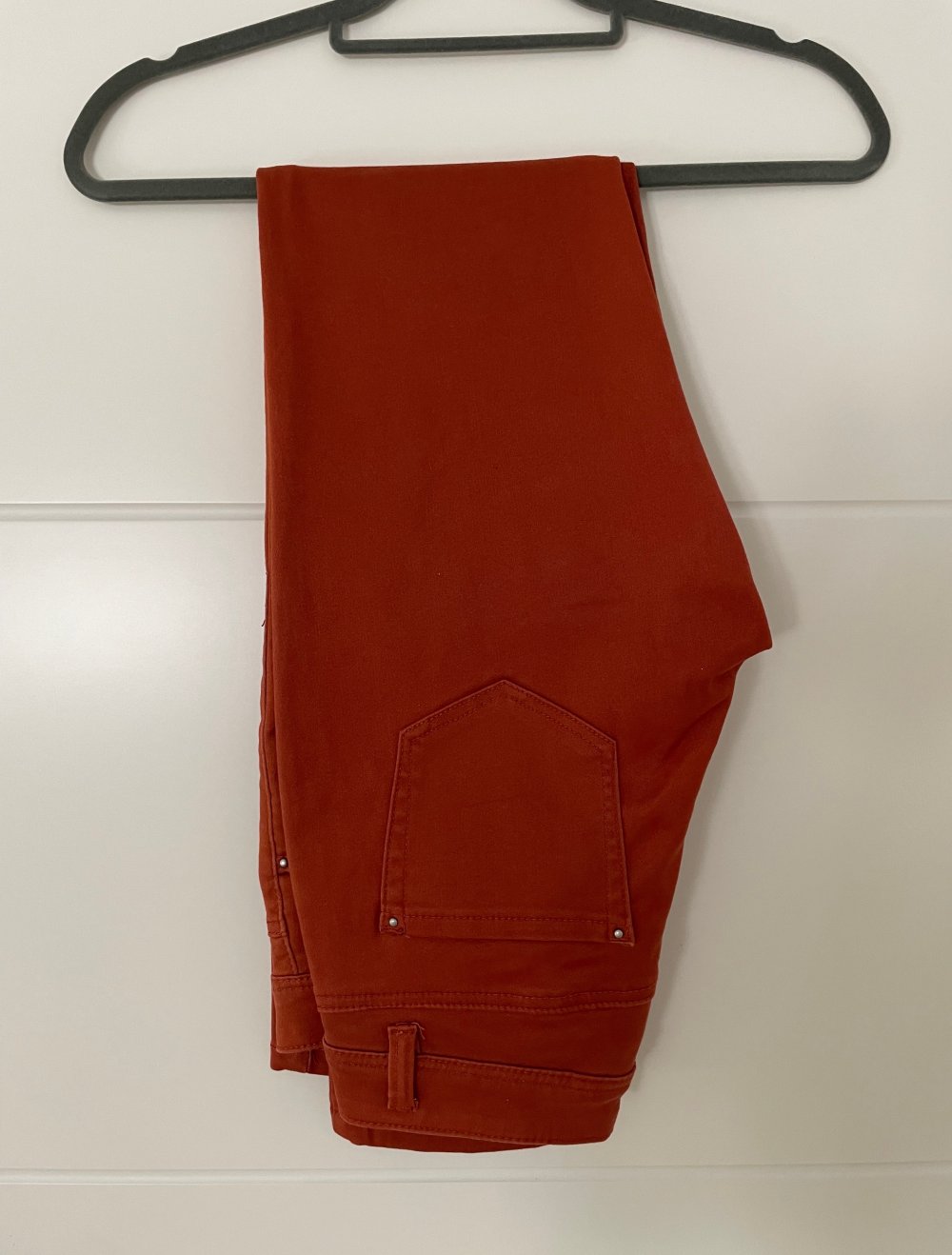 Orsay Hose Größe 38 rostrot skinny Röhrenjeans