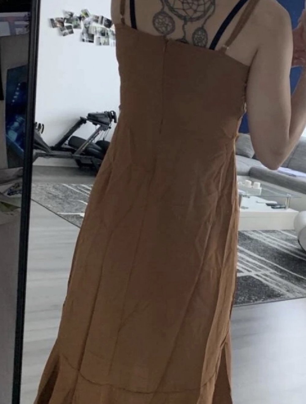 Cami Kleid rostbraun