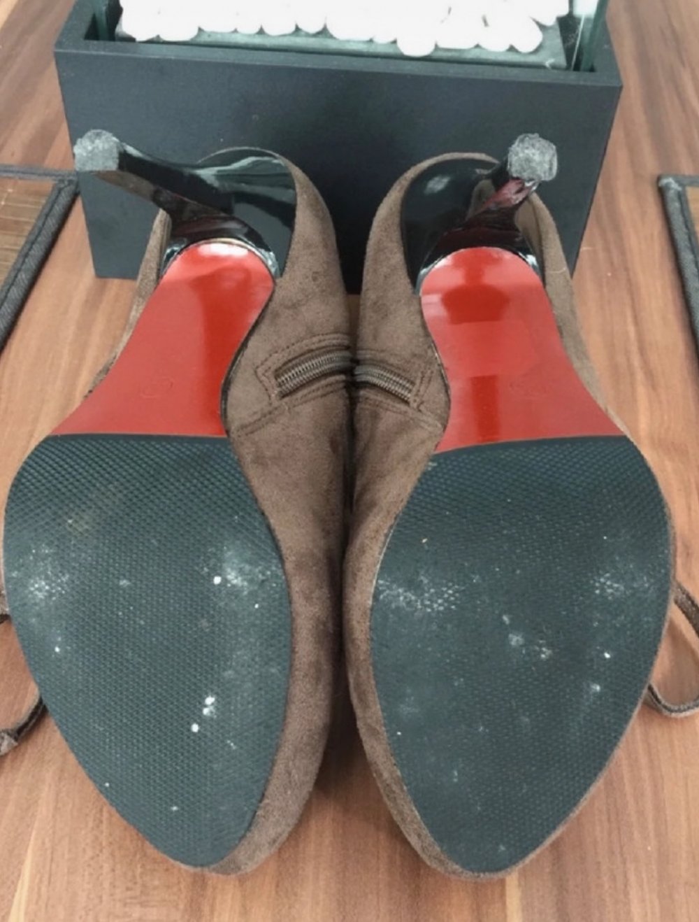 Stiefeletten / Heels braun 36